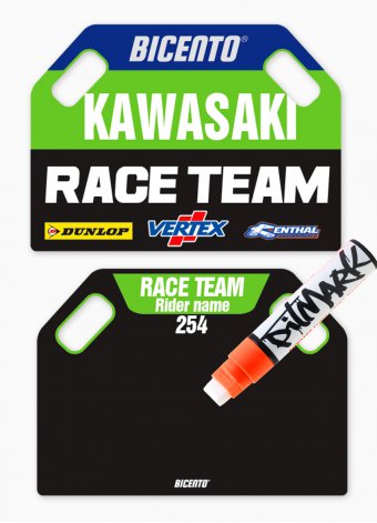 Lavagna segnaletica XL2 Race Kawasaki